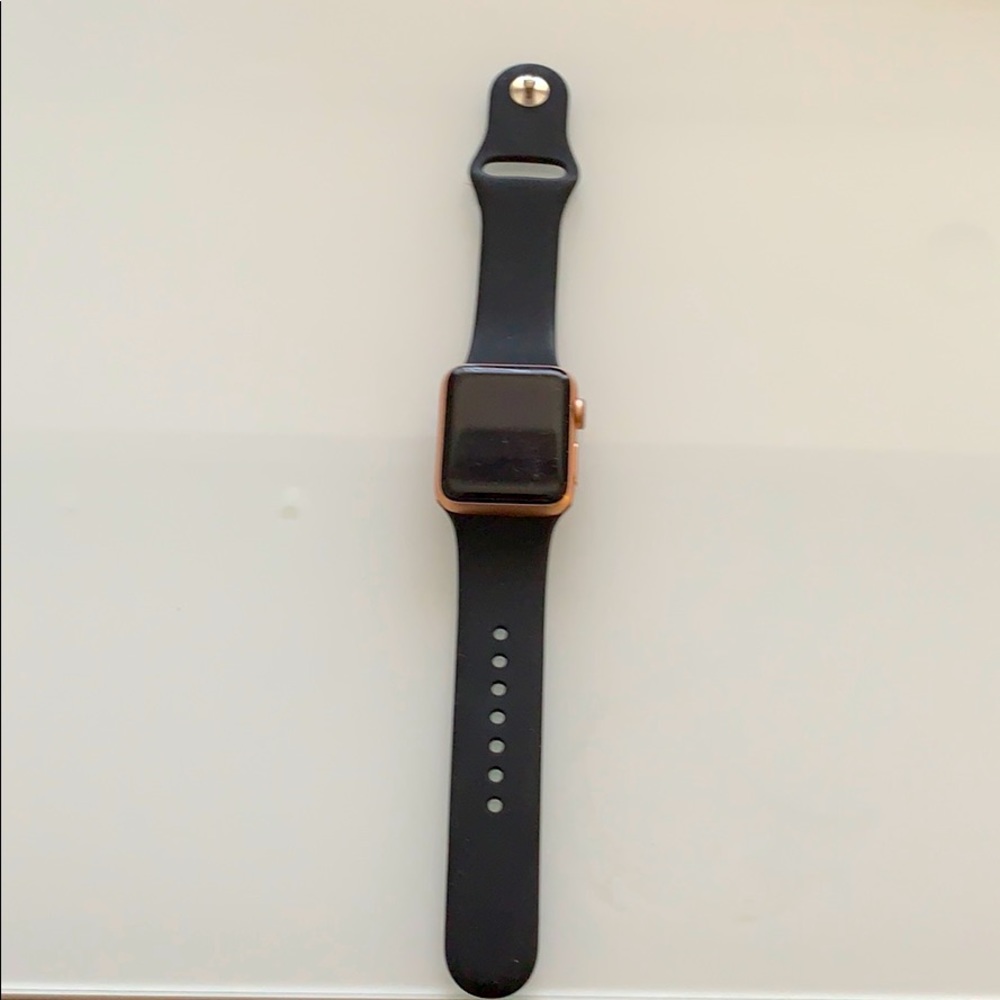 Apple Watch series 3 with case and charger